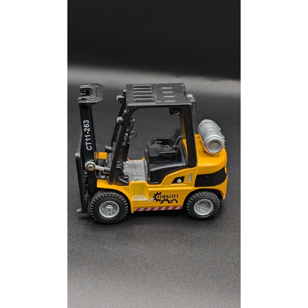 Schylling Pullback Lights & Sounds 5.5 Inch Diecast Forklift - Untested